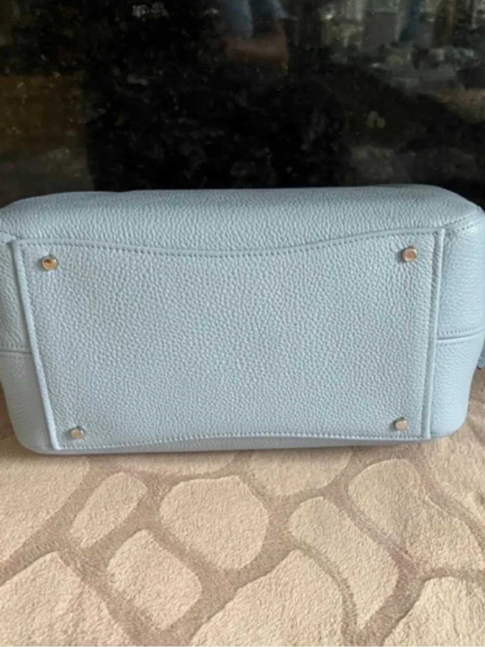 Kate Spade Dumpling Large Shoulder Bag in Muted Blue
